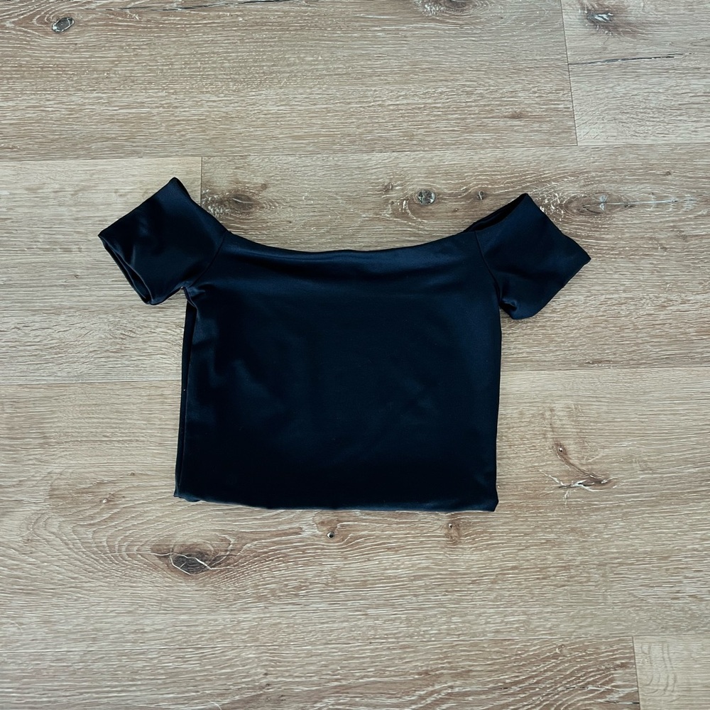 ZARA off the shoulder top!